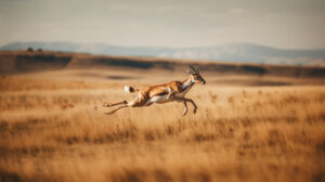 view wild antilope